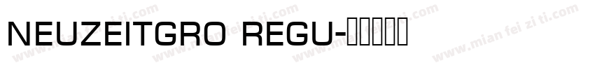 neuzeitgro regu字体转换